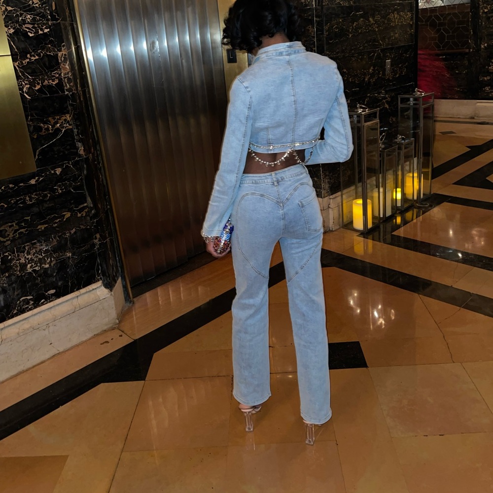 AREA JEAN TWO PIECE